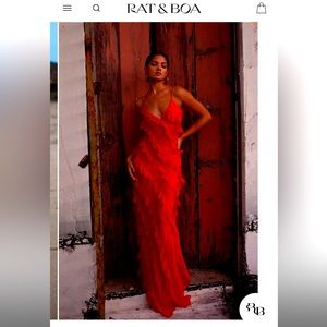 NWT Silk Cecelia dress by Rat&Boa